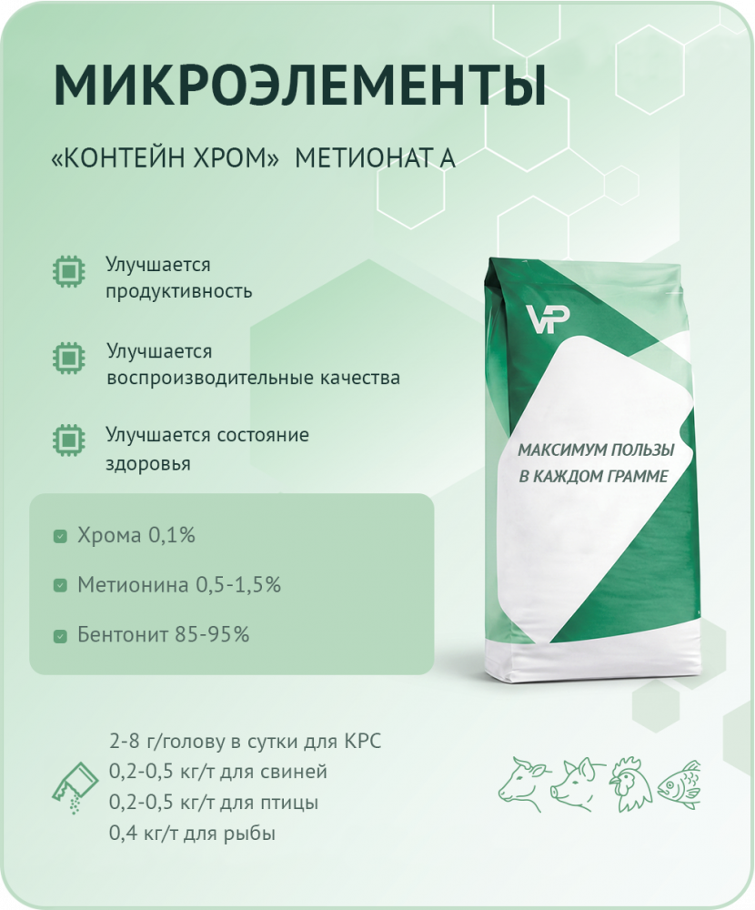 Концентрат "Метионат хрома А"