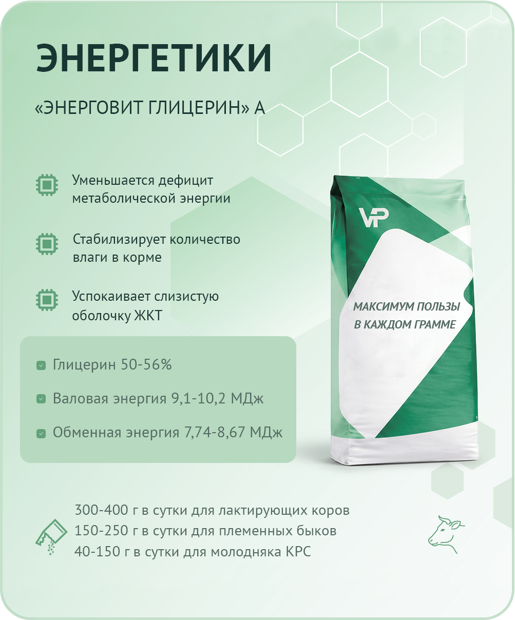 Добавка "Энерговит Глицерин А"