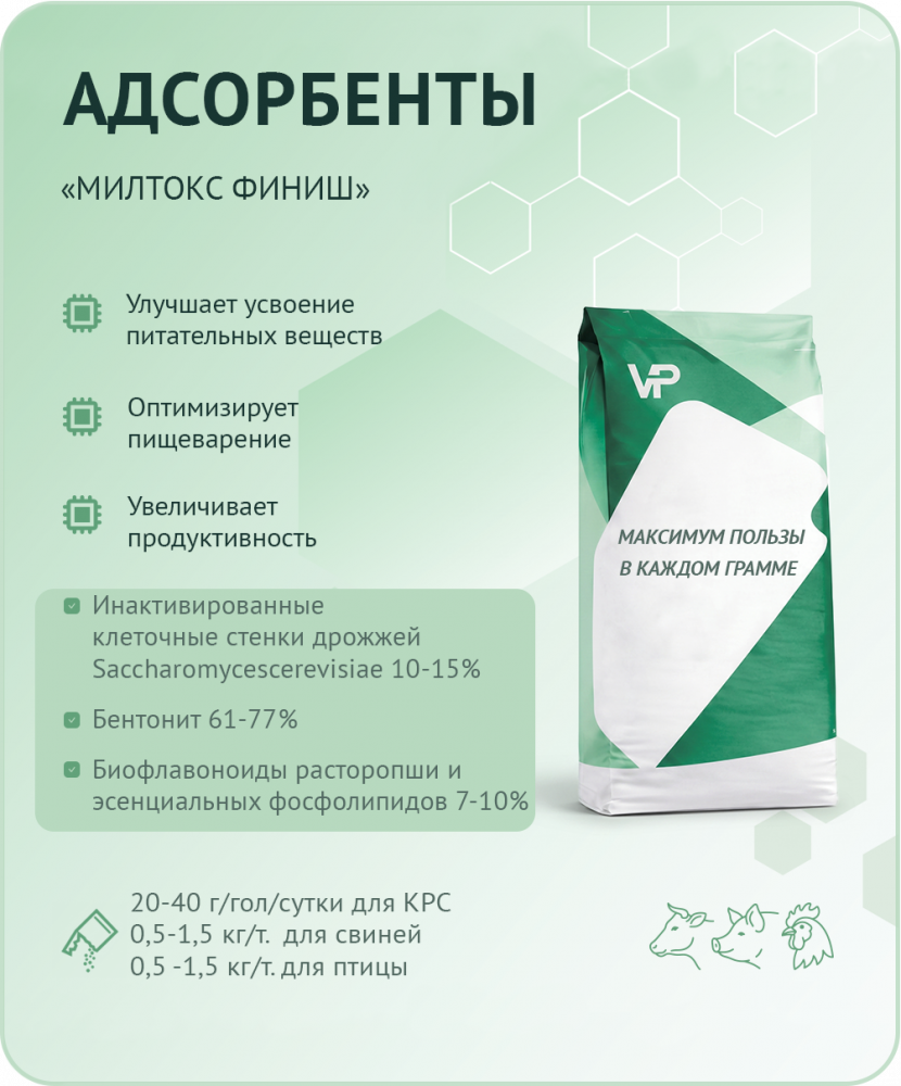 Кормовая добавка Милтокс Финиш